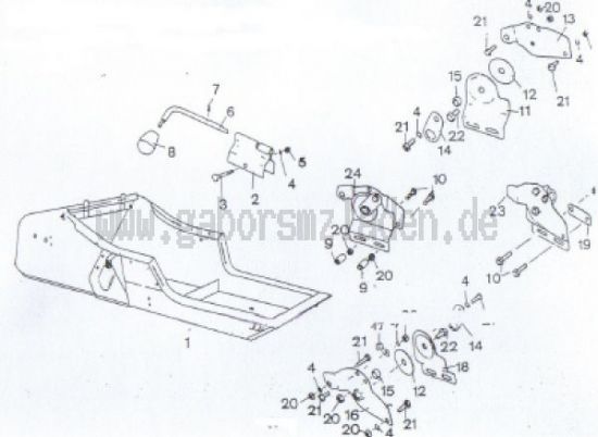 02.1 Haubenverschluss, Befestigung