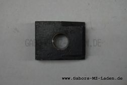 Adapter part in drivers footrest support for 5th sidecar connection M16x1,5