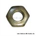 Hexagon nut M6 ( DIN 439-04 B) zinc coated - flat form