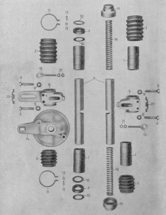 14. Hinterradfederung, neue Ausführung