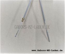 Cable Bowden, cable de engranaje - gris - largo - DUO (Made in Germany)