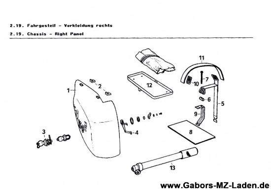 2.19. Verkleidung rechts