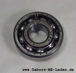 Rodamiento de bolas de contacto angular radial 20x52x15 QB20 DIN 628