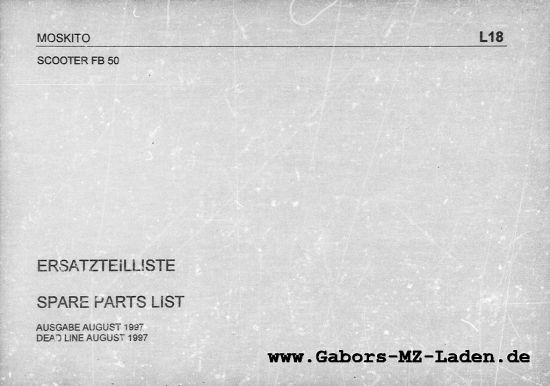 Moskito Scooter FB50 08/1997