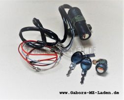 Ignition - light - steering lock + side cover lock