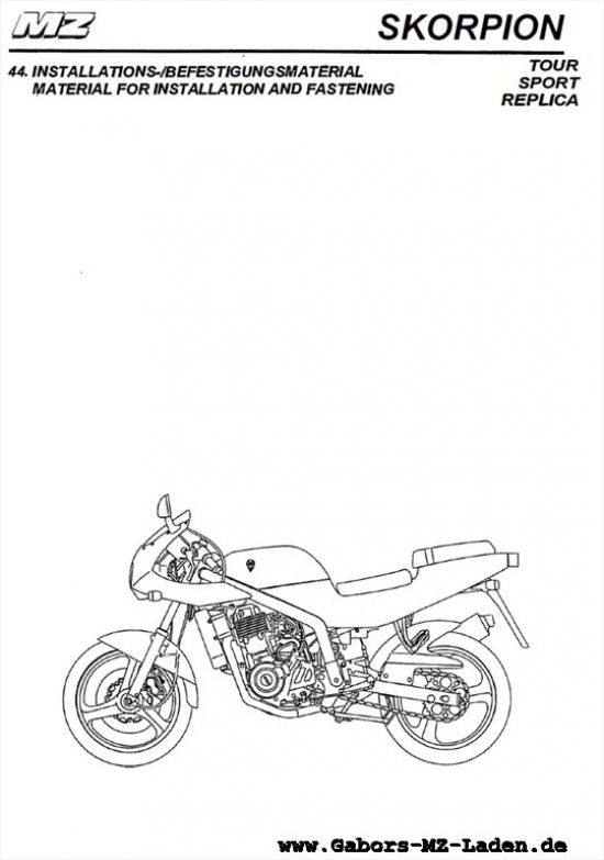 44. Installations- und Befestigungsmaterial