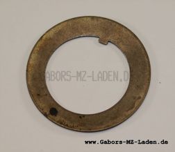 Lock washer for grooved nut