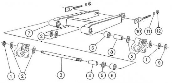 2.13.2 Fahrgestell - Schwinge