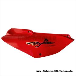Right side body panel, Ferrari red, foiled "Baghira"