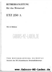 MZ ETZ 250/A