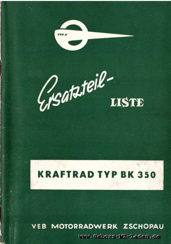 BK 350 17 PS Katalog 1964