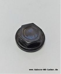 Cover cap for locking screw for telescopic fork