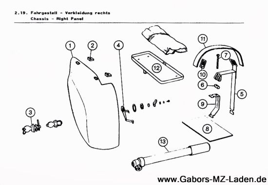 2.19. Verkleidung rechts