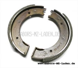 Set of brake shoes with friction pads, refurbished,RT 125/1, 125/2, replacement