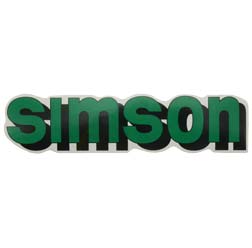 Klebefolie Simson-Tank, grün