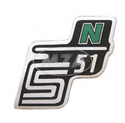 Klebefolie Seitendeckel "N", grün, S51