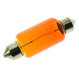 Festoon bulb 12V 18 W (orange) 