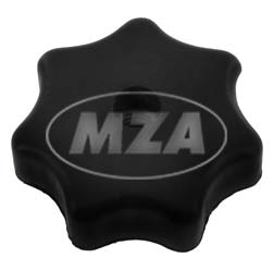 Sterngriffmutter M6 - schwarz - f. Motorabdeckung u. Haube - ohne Druckscheibe (MZA 10447)