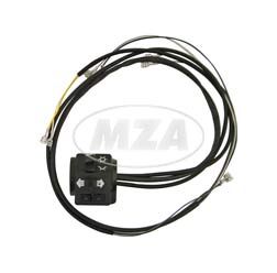 Switch combination 8626.19/13 complete with cable - 6V - with flasher - Enduro handleba