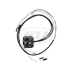 Switch combination 8626.19/16 complete with cable - 12V - no flasher - Enduro-handlebar