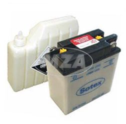 Batterie 6N11A-1B SOTEX (incl. SÄUREPAKETim Einzelkarton) S50,51, MZ ES,TS 150,250