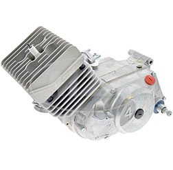 Motor 50ccm, 4-Gang, 60km/h - für S51, KR51/2, SR50, Gehäuse natur - ohne Zündung, Vergaser