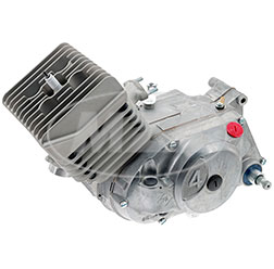Engine 70ccm, cylinder liner Ø53 mm, 4 gear - NPC - housing nature coloured - for S70, S83 - without ignition and carburetor