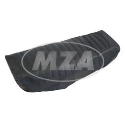 Cover for dual seat, black, textured