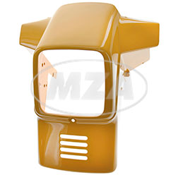 Headlamp housing, ABS daffodil yellow - SD50 SR50 / 80 X-scooter types