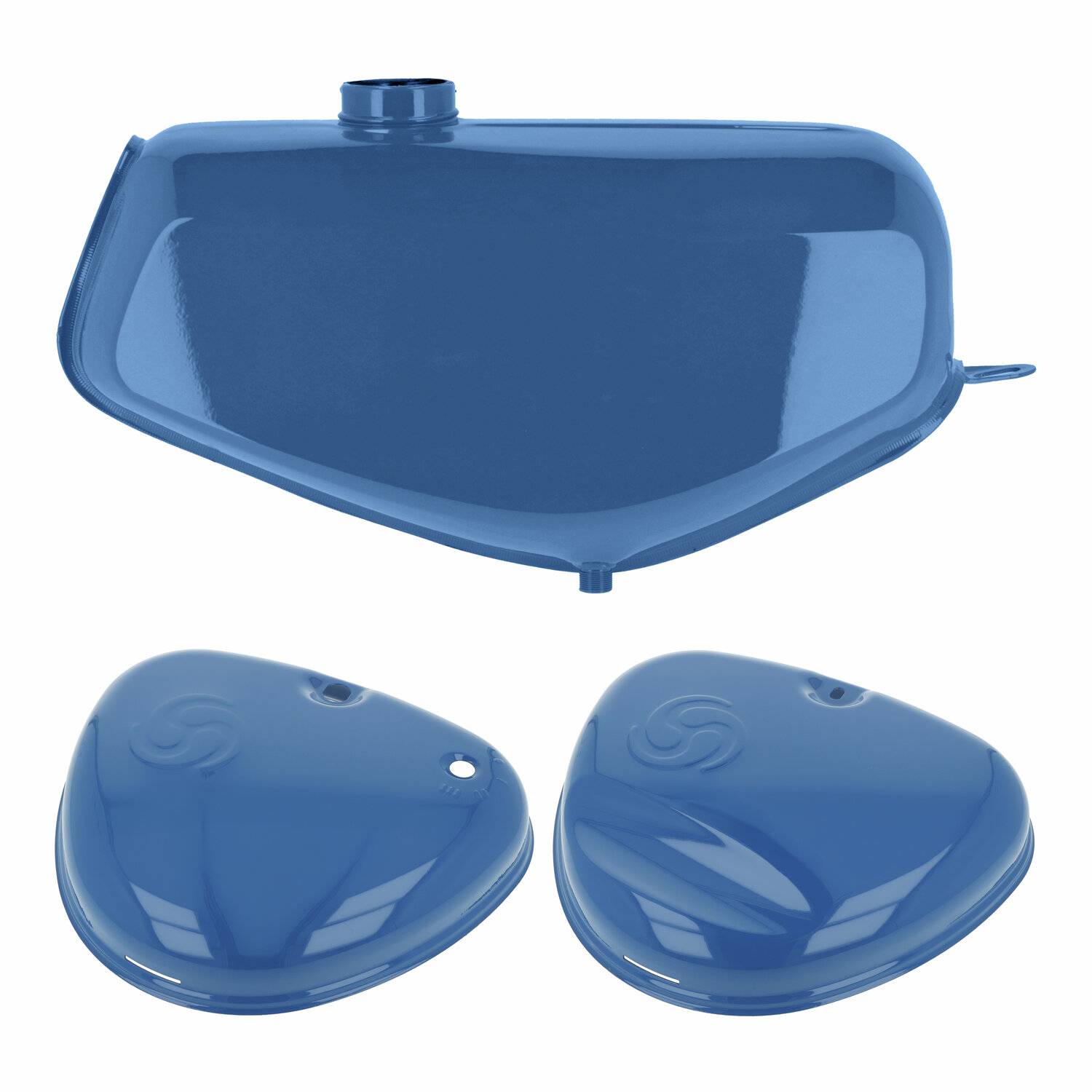 SET Fuel tank and side covers - olympic blue - Enduro S51E, S70E