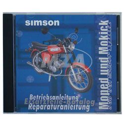 CD - Moped und Mokick - Originaldokumente (Reparaturanleitungen, Ersatzteilkataloge, Betriebsanleitungen)