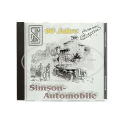 CD, SIMSON Automobile -Der fast vergessene Oldtimer- (Entwicklung SIMSON-Automobile 1911-1934, Ersatzteilkatalog, Werbekatalog, Zeitdokumente)