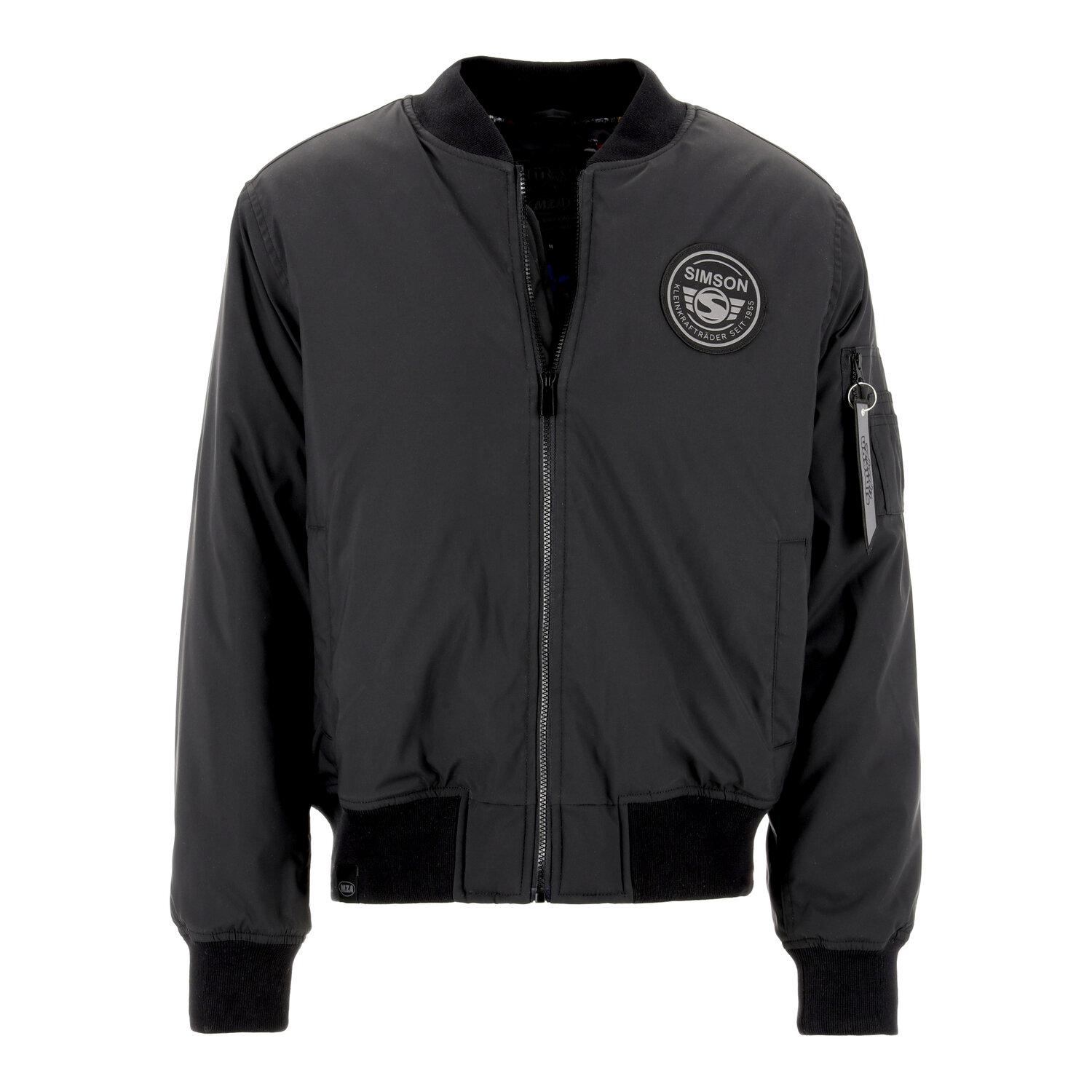 Pilotenjacke  schwarz Motiv: Simson Lifestyle Größe: XS
