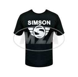 T-Shirt, Farbe: schwarz, Größe: L - Motiv: SIMSON - 100% Baumwolle