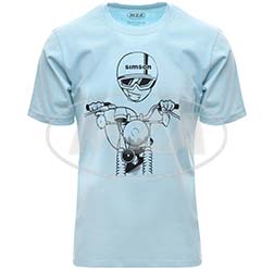 T-Shirt, Farbe: OceanBlue, Größe: XS - Motiv: S51 Kumpel - 100% Baumwolle