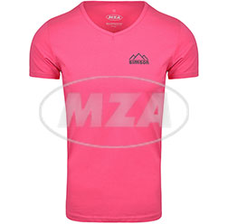 Damen-T-Shirt, Farbe: pink, Größe: L - Motiv: ""Suhler Berge""