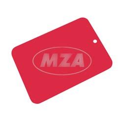 Farbmuster auf Blech Leifalit (Premium) rot für MZ Modelle ES & TS