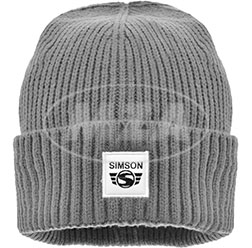 Wintermütze, Farbe: grau, Motiv: ""SIMSON""