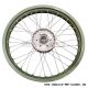 NVA rueda delantera para freno de disco con llanta de Aluminio 2,15-18 sin rodamientos 