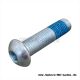 Tornillo avellanado con brida ISO 7380-M10x1,25x40