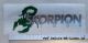 Klebefolie Skorpion Tour, ab 1998, grün