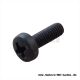 Fillister head screw DIN 7985-M4x12-8.8-H-ps-black