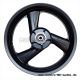 Rear wheel 4,00x17 with bearings black coated
