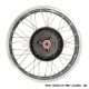 Hinterrad ETZ 250 (Felge 2,15x18 Aluminium poliert, Nabe schwarz, Speichensatz Edelstahl)