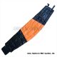 Nierengurt, Material: Kunstleder, Farbe: schwarz/orange, Größe: 90cm